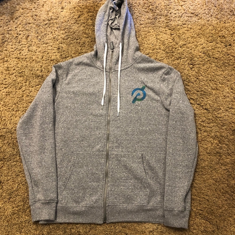 Peloton Vintage Full Zip Hoodie Medium Hoodie